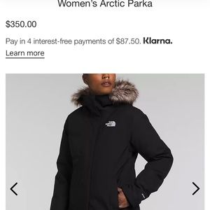 NORTH FACE WOMENS PARKA